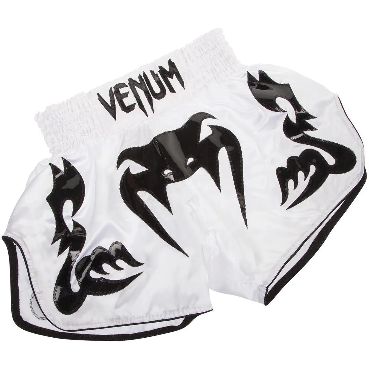 Venum Bangkok Inferno Muay Thai Shorts - White/Black