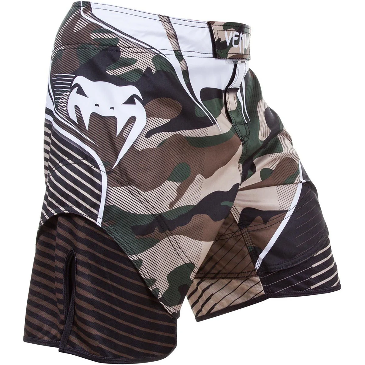 Venum Camo Hero 3-Way Vault MMA Fight Shorts - Green/Brown - Image 2