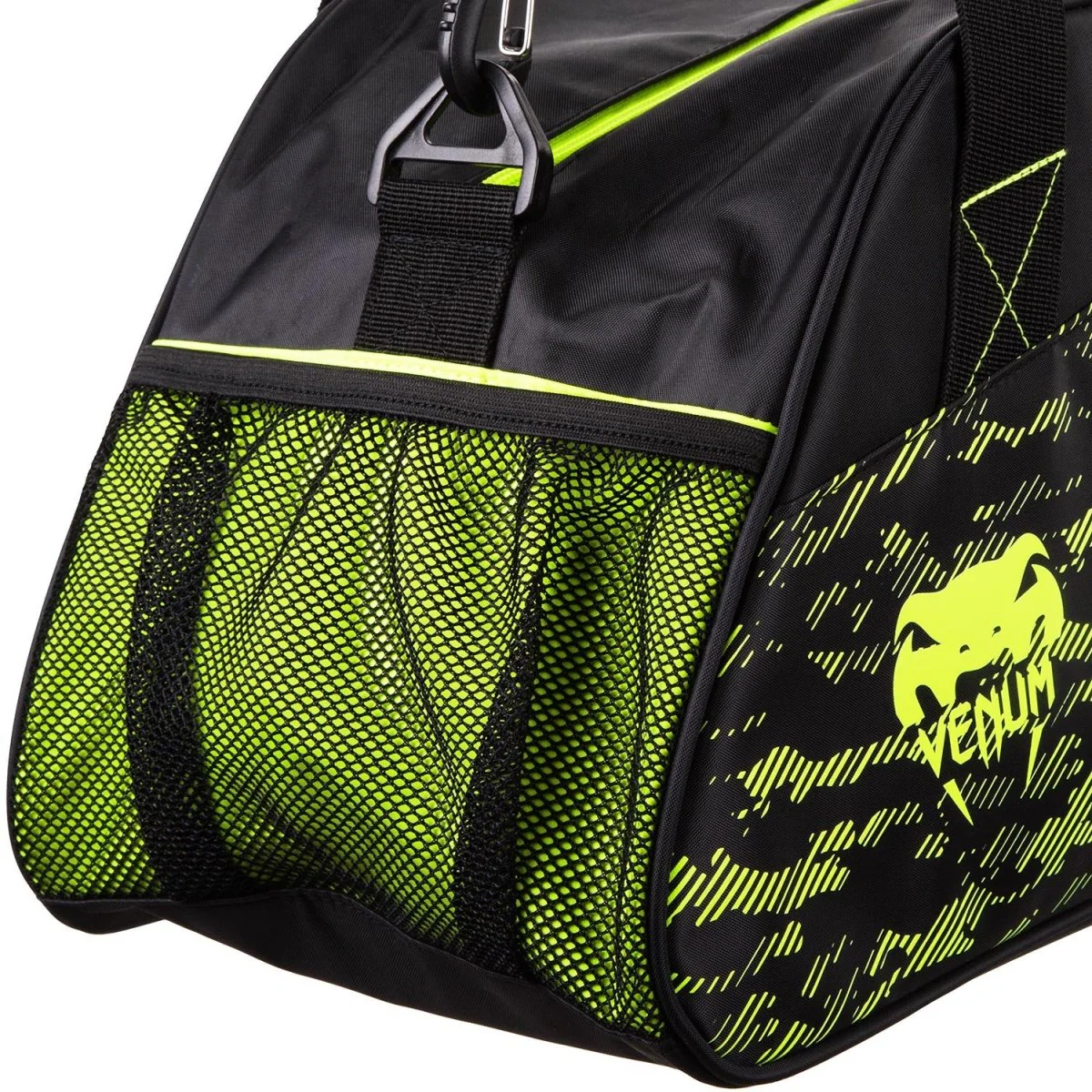 Venum Camoline Sport Bag - Black/Neo Yellow - Image 4