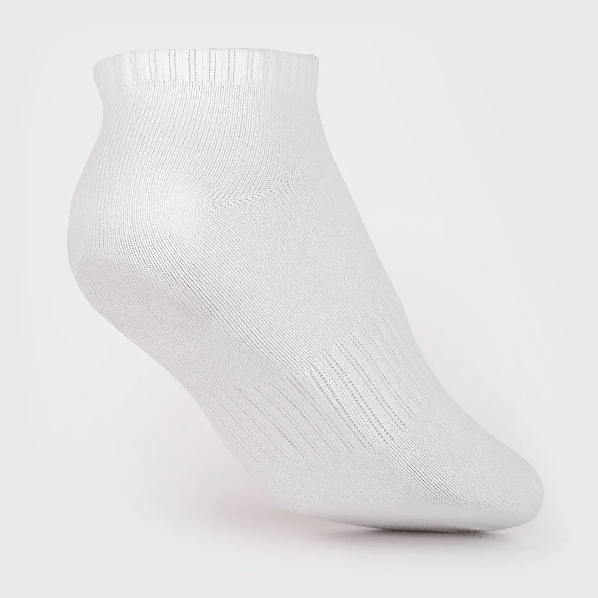 Venum Classic Footlet Socks 3-Pack - White/Black - Image 3