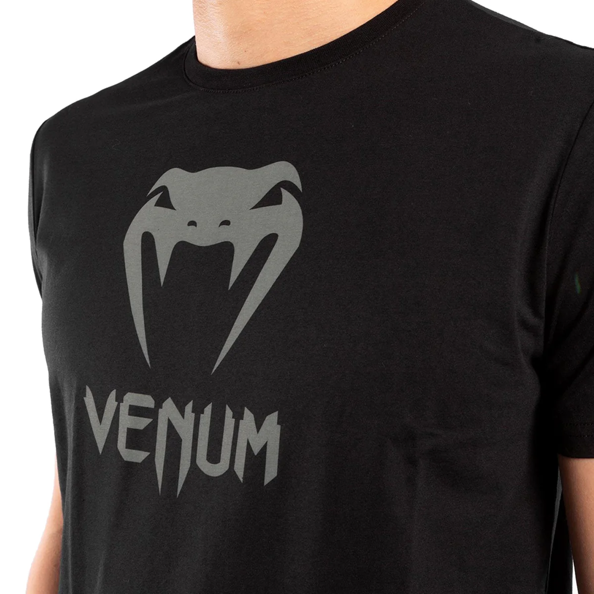 Venum Classic T-Shirt - Black/Dark Gray - Image 5
