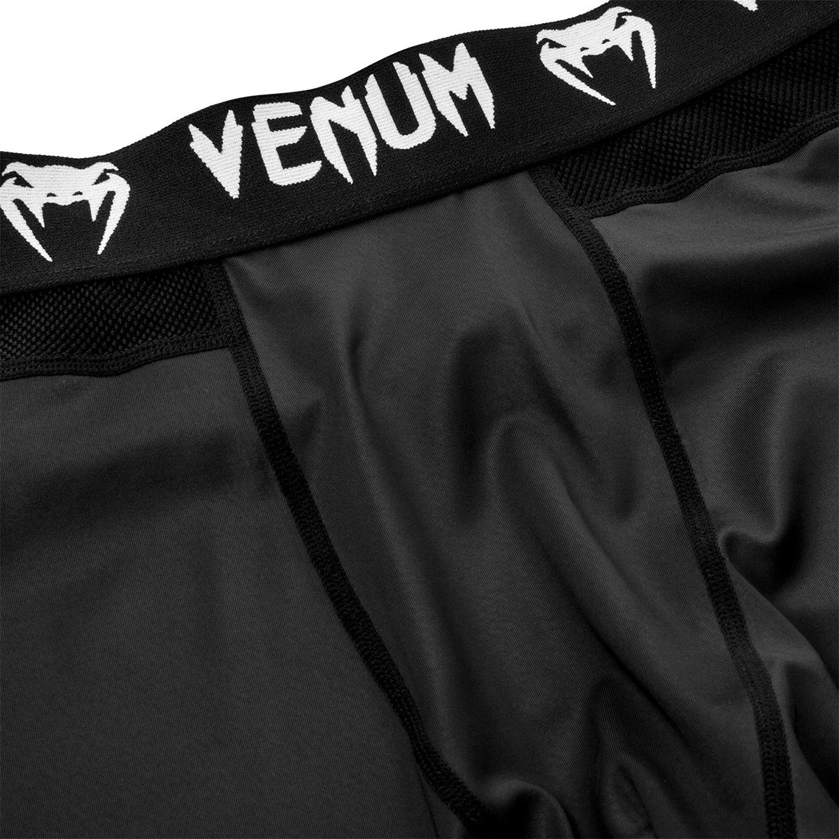 Venum Contender 4.0 MMA Compression Spats - Black/Gray/White - Image 4