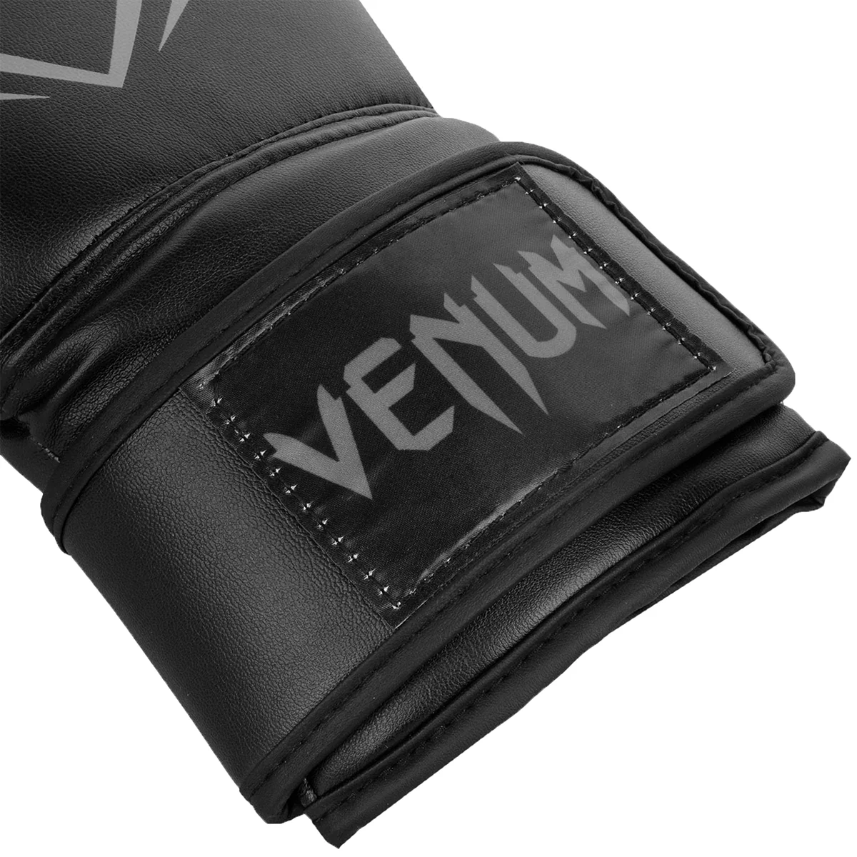 Venum Contender Hook and Loop Training Boxing Gloves - Black/Gray - Image 4
