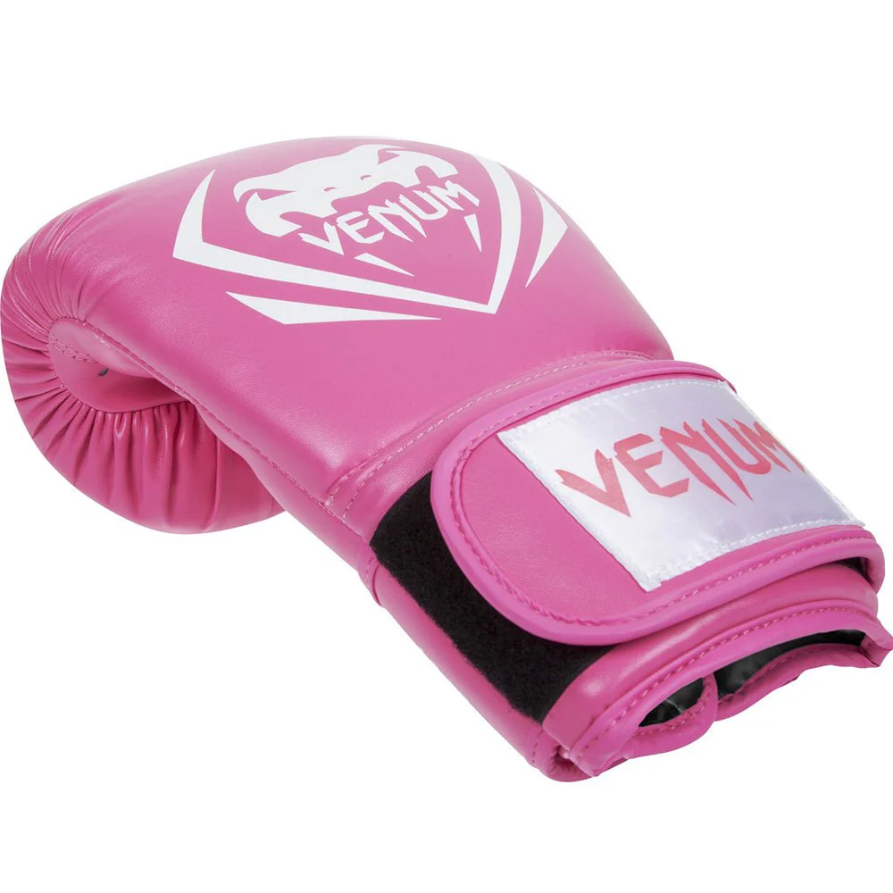 Venum Contender Hook and Loop Training Boxing Gloves - Pink - Image 5
