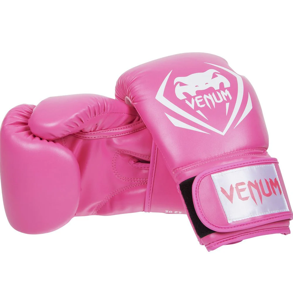 Venum Contender Hook and Loop Training Boxing Gloves - Pink - Image 7