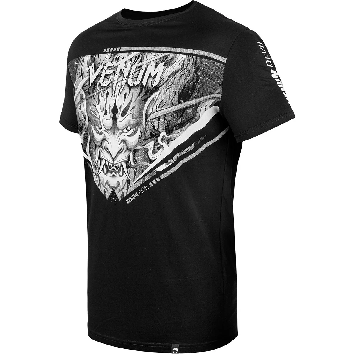 Venum Devil Crewneck T-Shirt - White/Black - Image 2