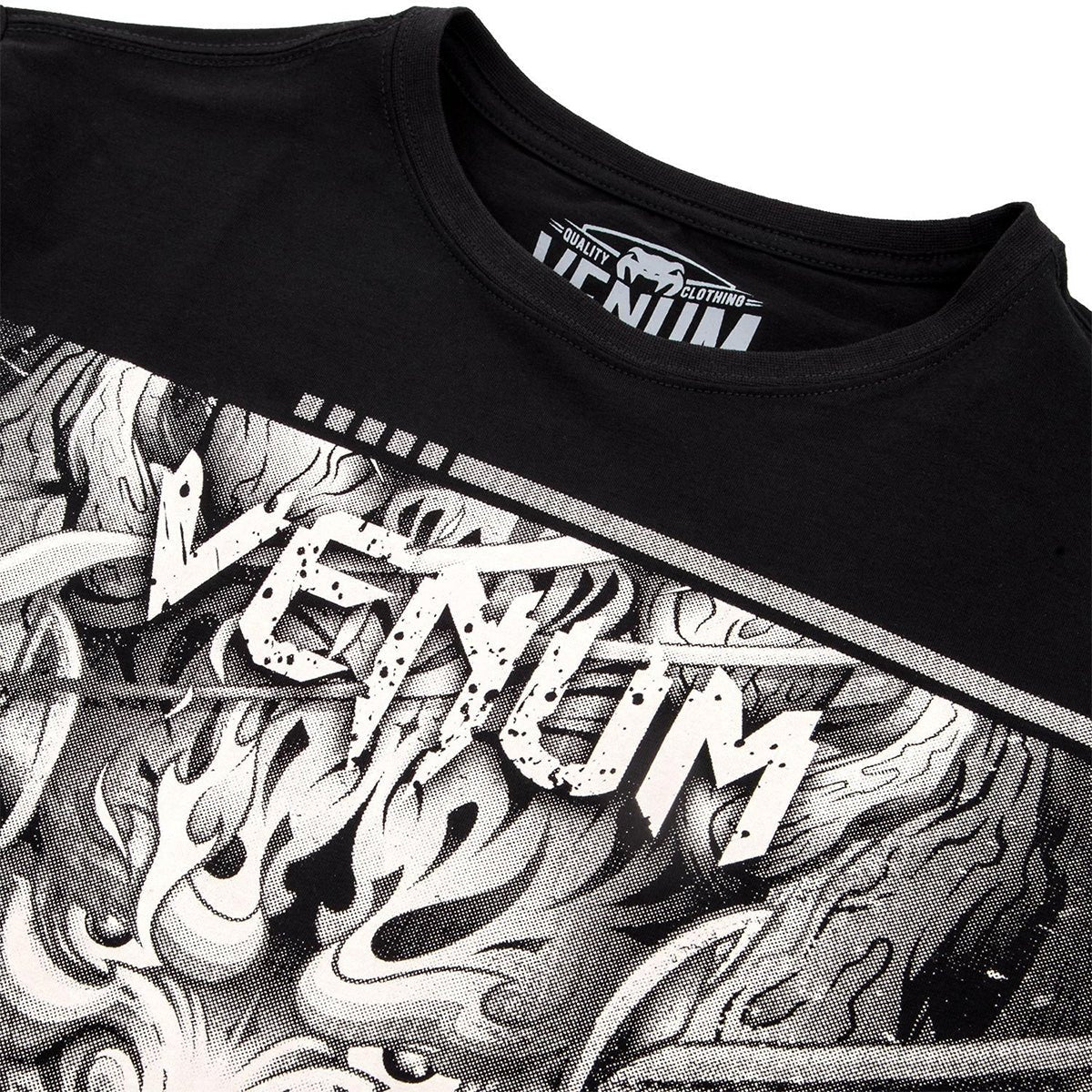 Venum Devil Crewneck T-Shirt - White/Black - Image 5