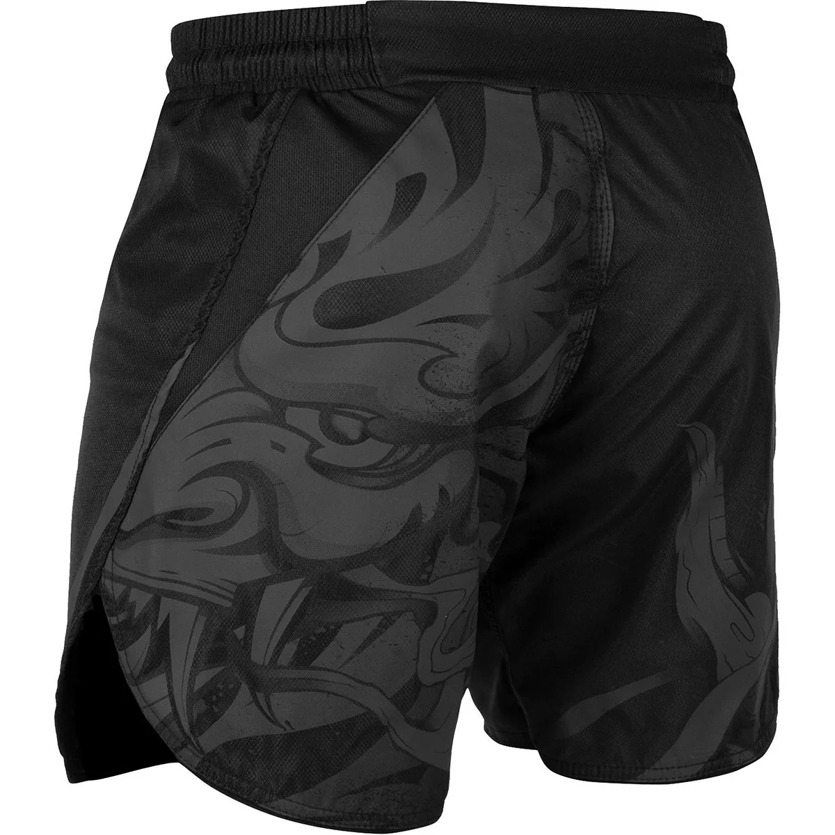 Venum Devil MMA Fight Shorts - Black/Black - Image 4