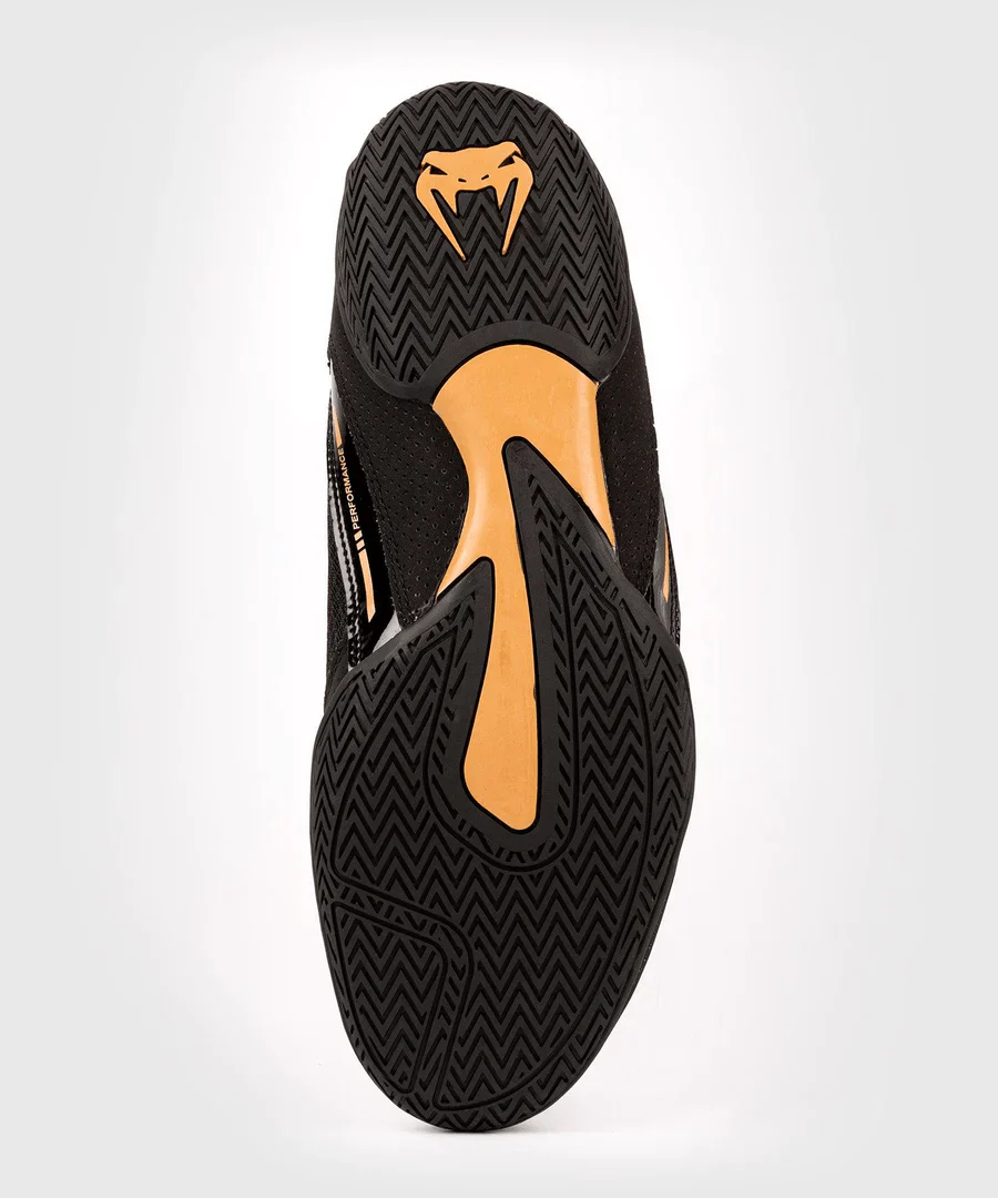Venum Elite Boxing Shoes - Black/Bronze - Image 5