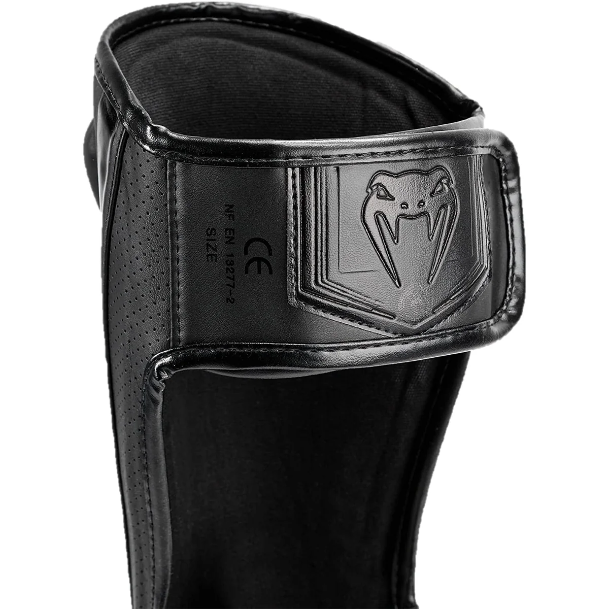Venum Elite Evo Protective Shin Instep Guards - Black/Black - Image 6