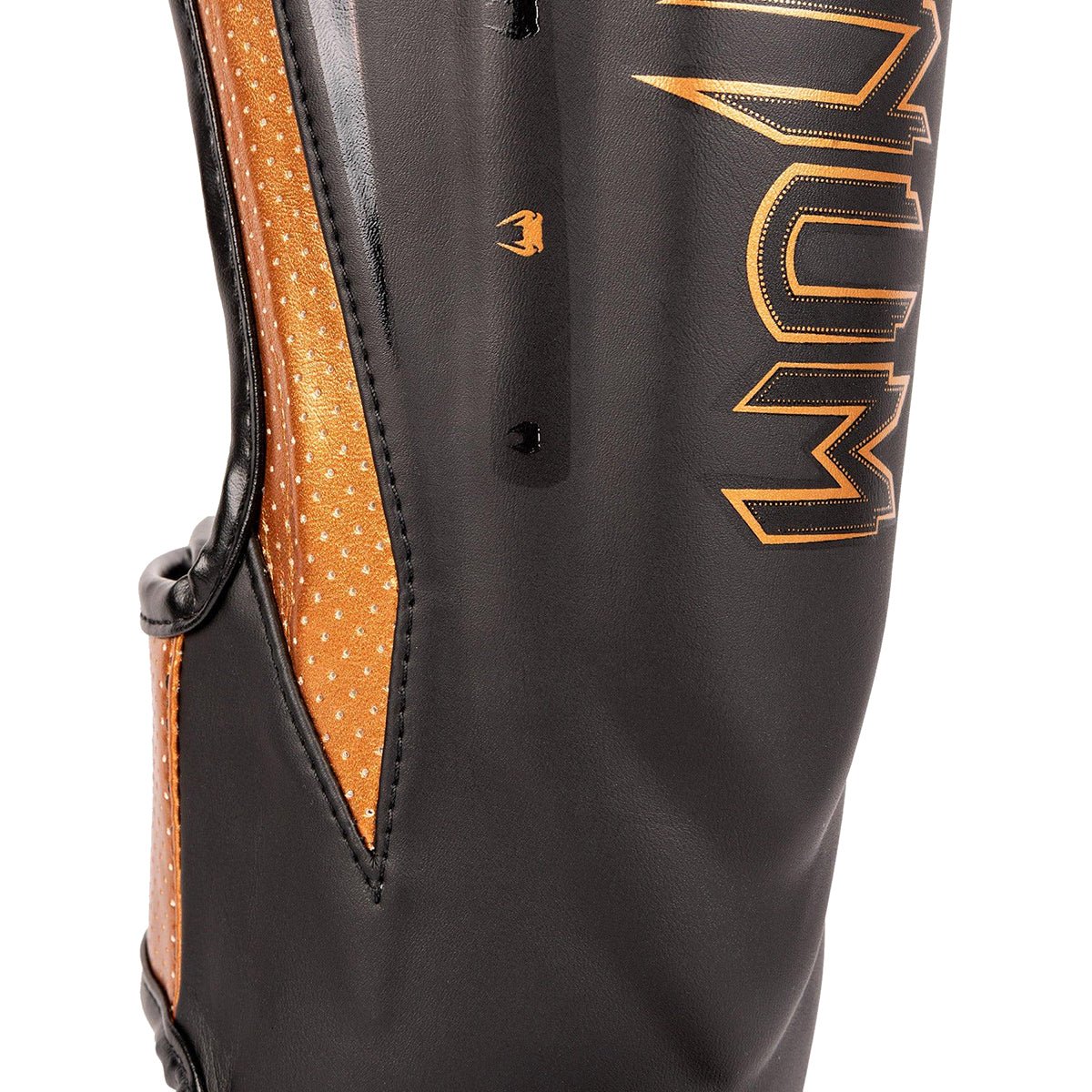 Venum Elite Evo Protective Shin Instep Guards - Black/Bronze - Image 4
