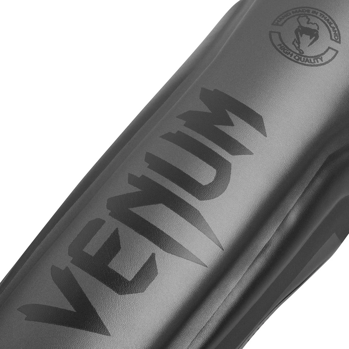 Venum Elite Lightweight Standup Protective MMA Shin Guards - Gray/Gray - Image 3