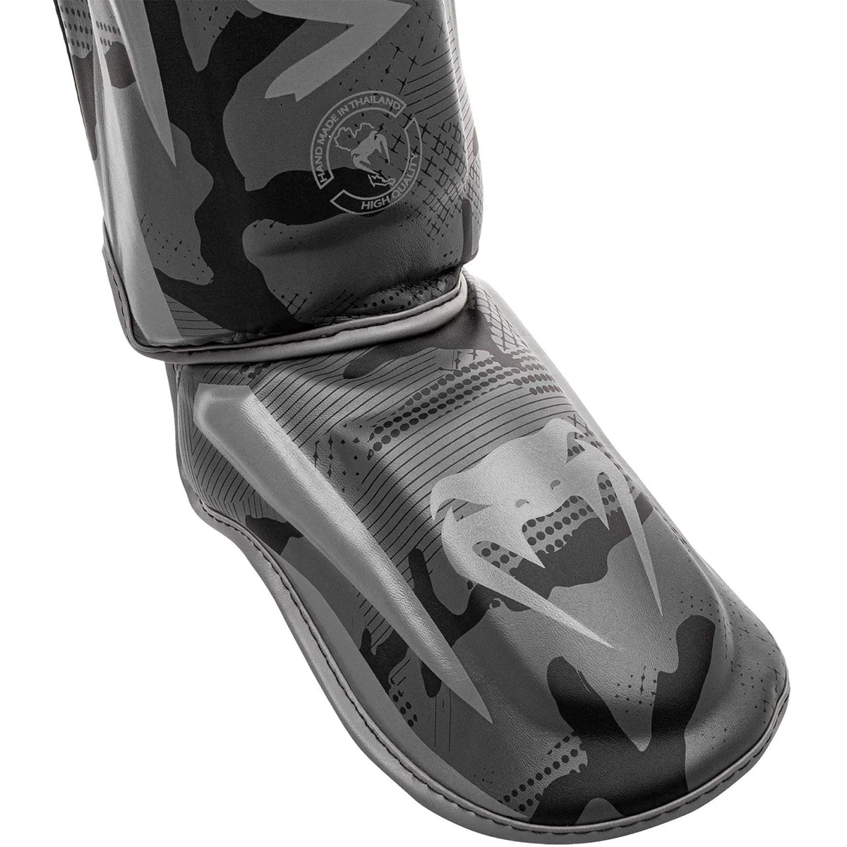 Venum Elite Protective MMA Shin Instep Guards - Black/Dark Camo - Image 3