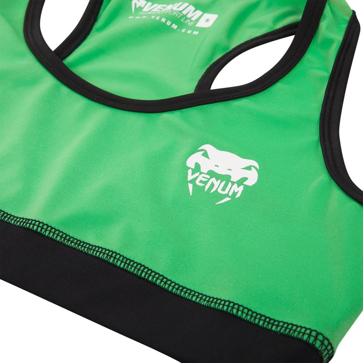Venum Essential Racer Back Sports Bra Top - Green - Image 4