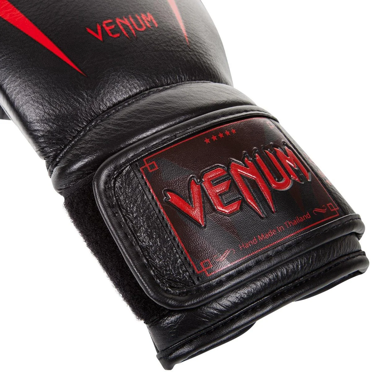 Venum Giant 3.0 Nappa Leather Hook and Loop Boxing Gloves - Black Devil - Image 3