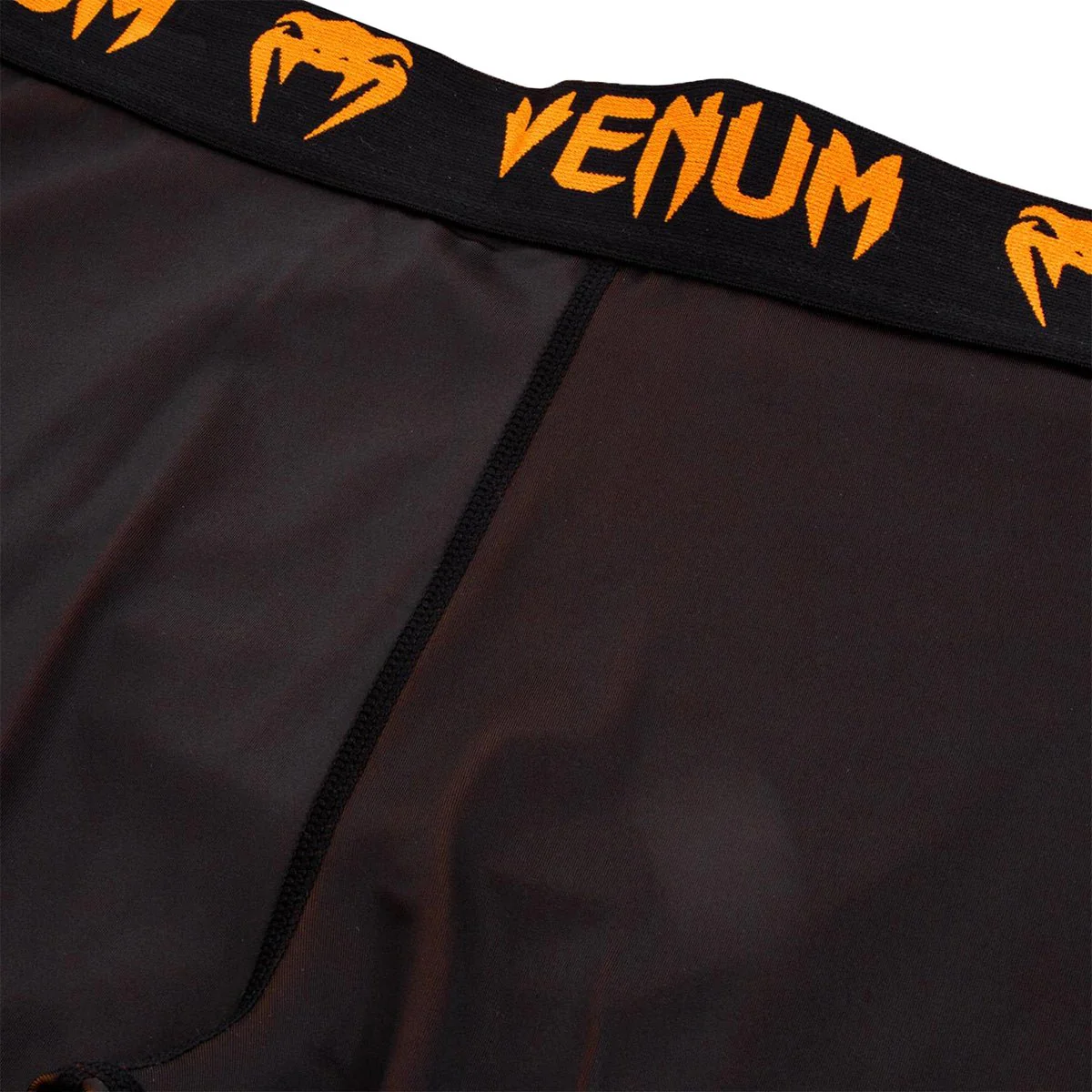 Venum Giant Dry Tech Fit Cut Compression Spats - Black/Neo Orange - Image 5