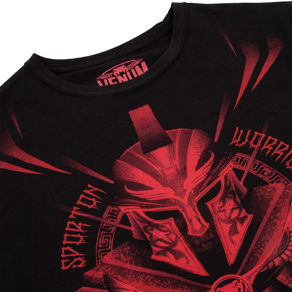 Venum Gladiator 3.0 Crewneck T-Shirt - Black/Red - Image 4