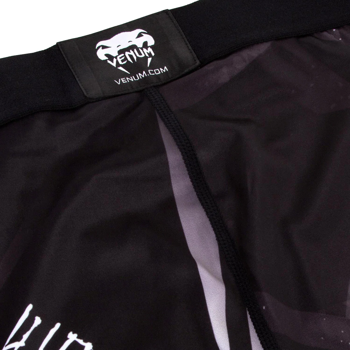 Venum Gladiator 3.0 Dry Tech MMA Compression Spats - Black/White - Image 6