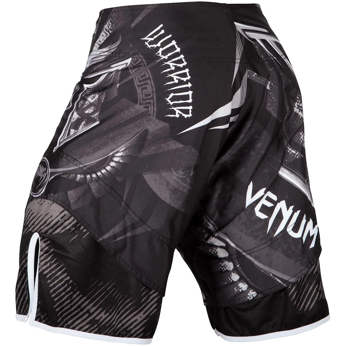 Venum Gladiator 3.0 MMA Fight Shorts - Black/White - Image 3