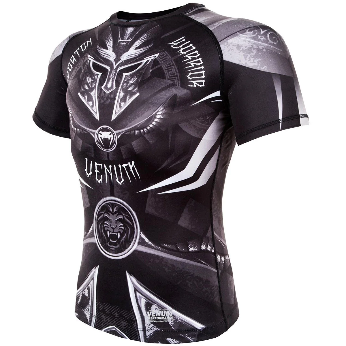 Venum Gladiator 3.0 Short Sleeve MMA Compression Rashguard - Image 3
