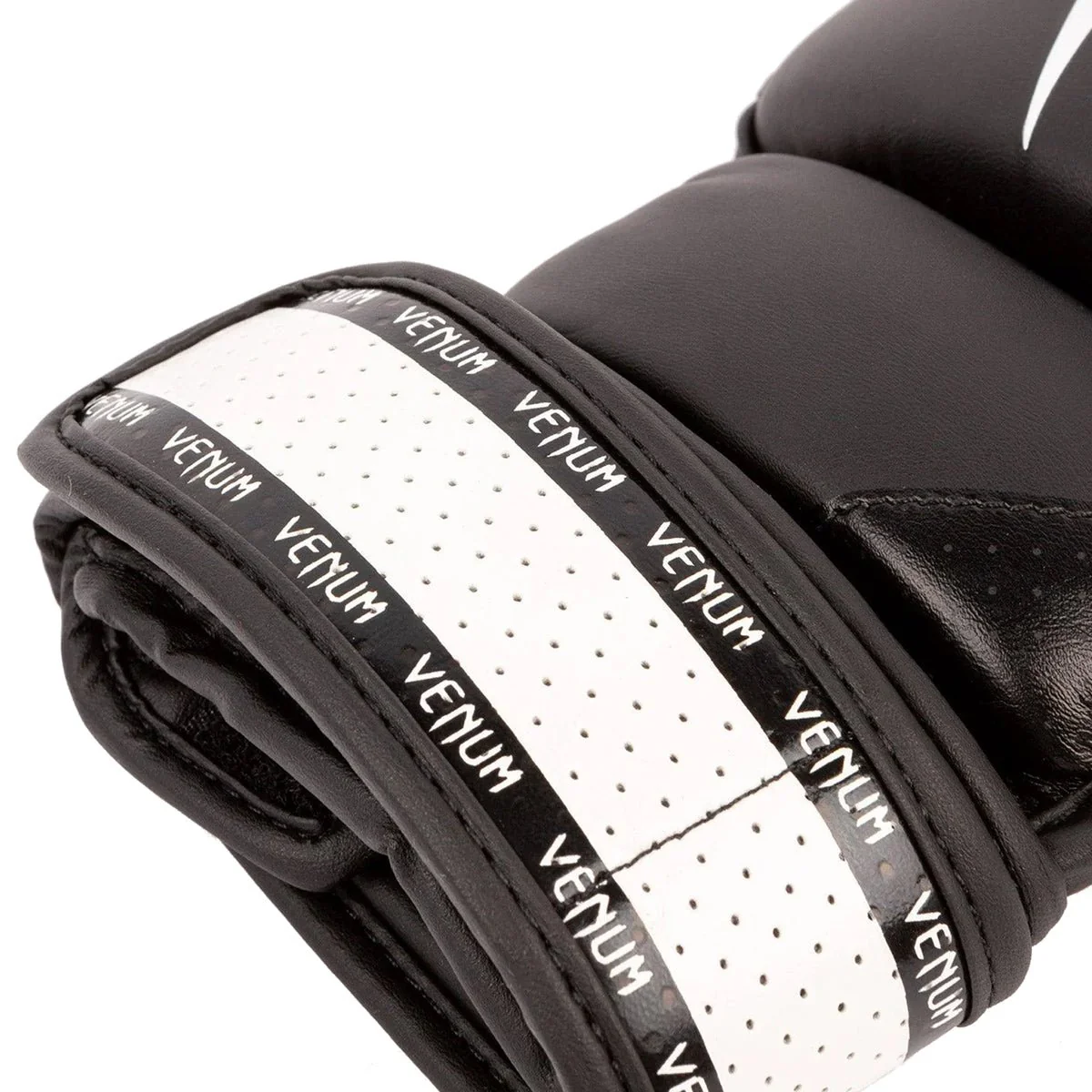 Venum Impact 2.0 Hook and Loop MMA Gloves - Black/White - Image 5