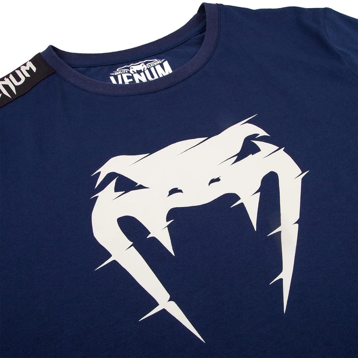 Venum Interference 2.0 Short Sleeve T-Shirt - Navy Blue - Image 3
