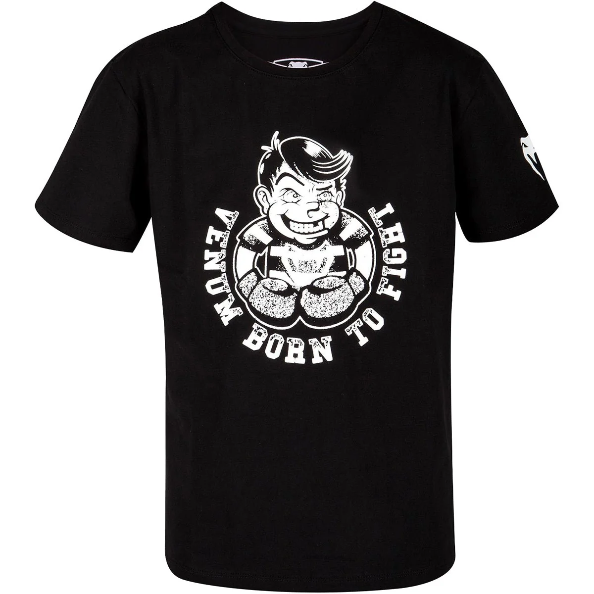 Venum Kids Born to Fight Short Sleeve T-Shirt - Black/White