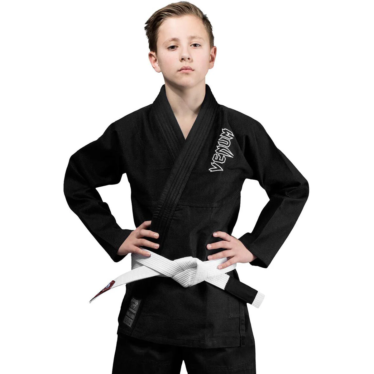 Venum Kids Contender Brazilian Jiu-Jitsu Gi - Black