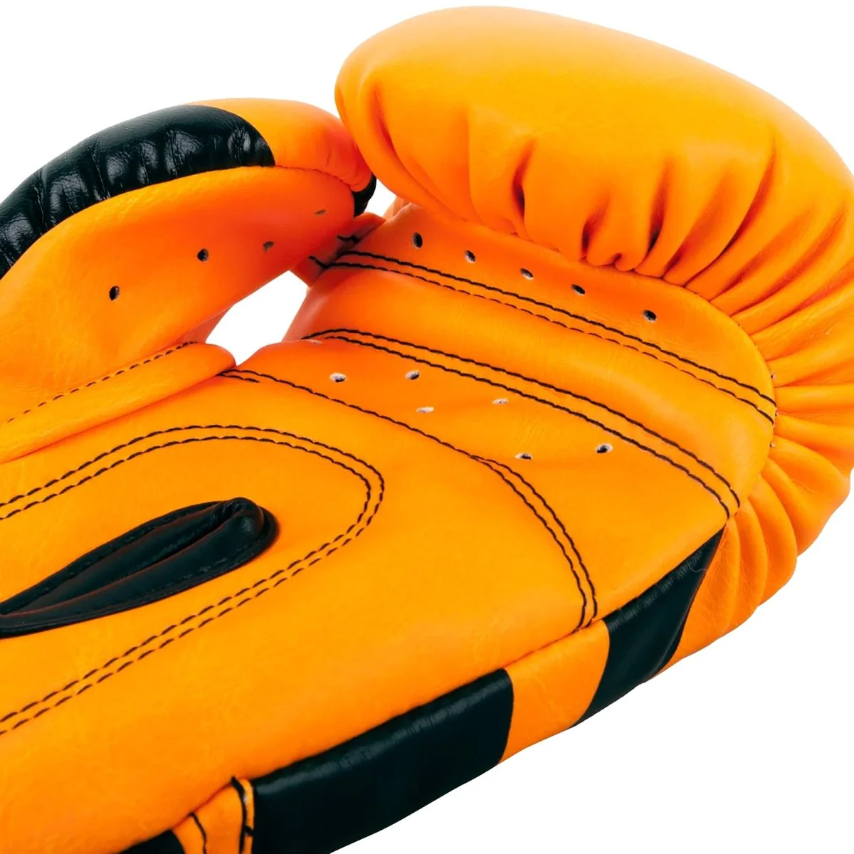 Venum Kid's Elite Hook and Loop Boxing Training Gloves - Fluorescent Orange - Image 3