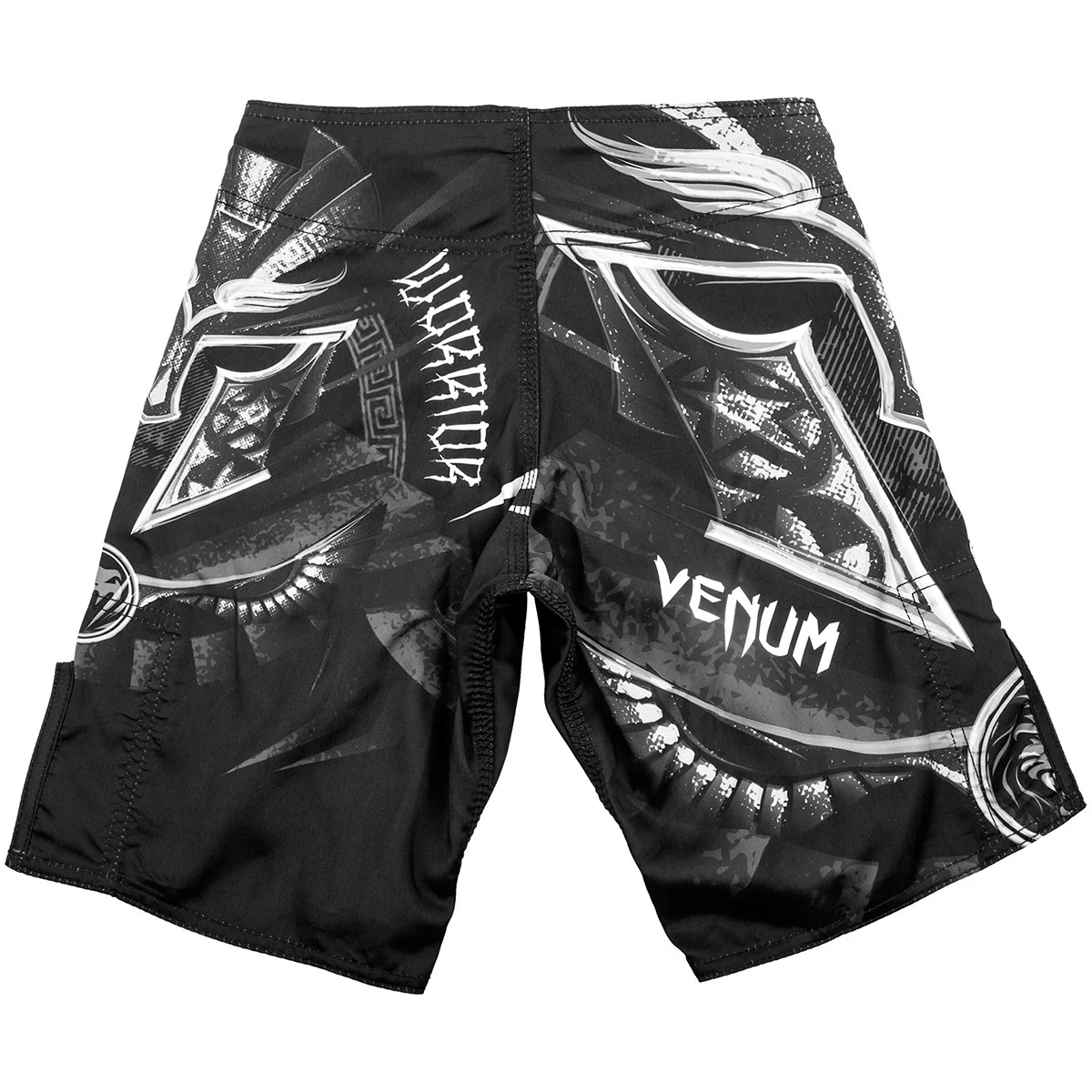 Venum Kids Gladiator MMA Fight Shorts - Black/White - Image 2