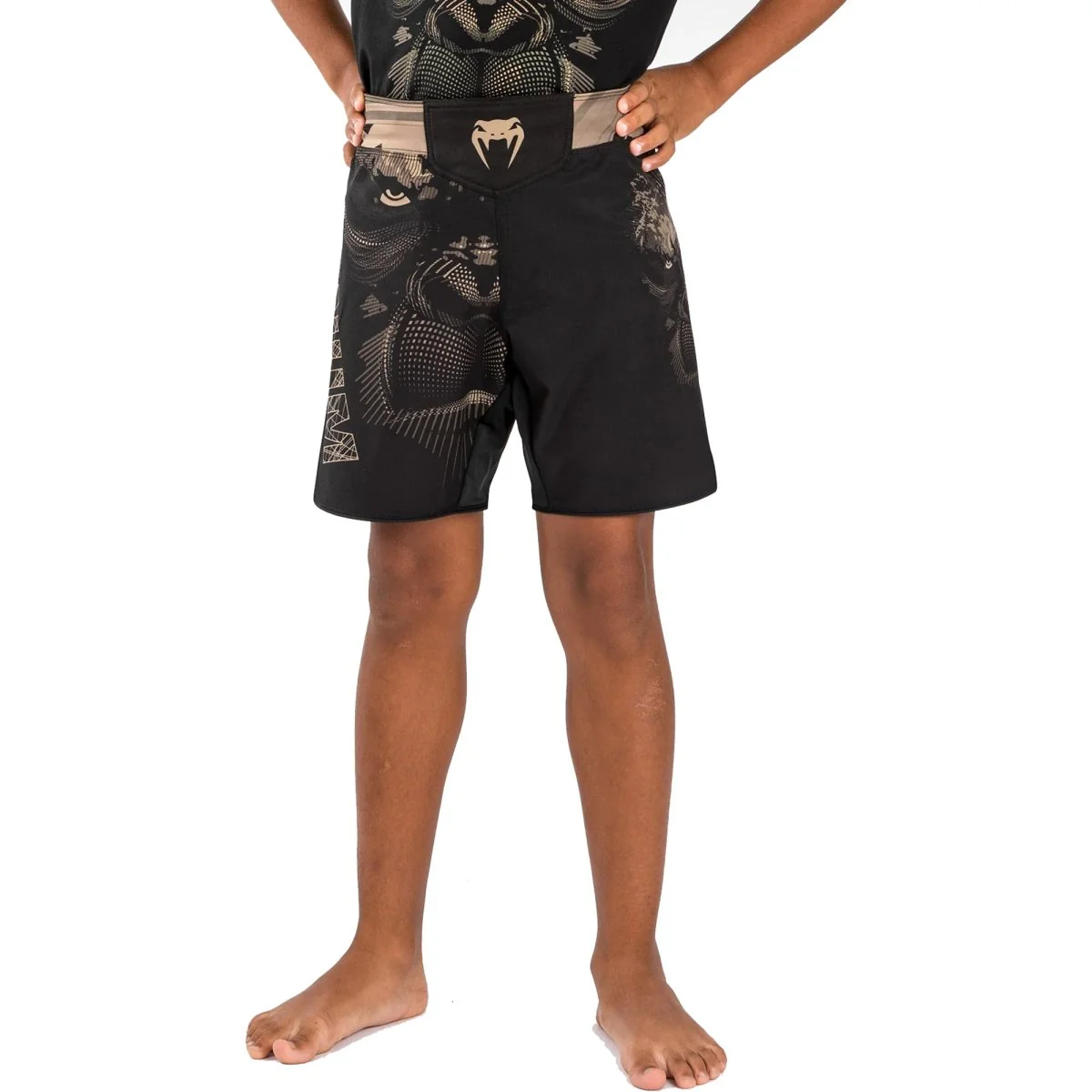 Venum Kid's Gorilla Jungle Fight Shorts - Sand/Black