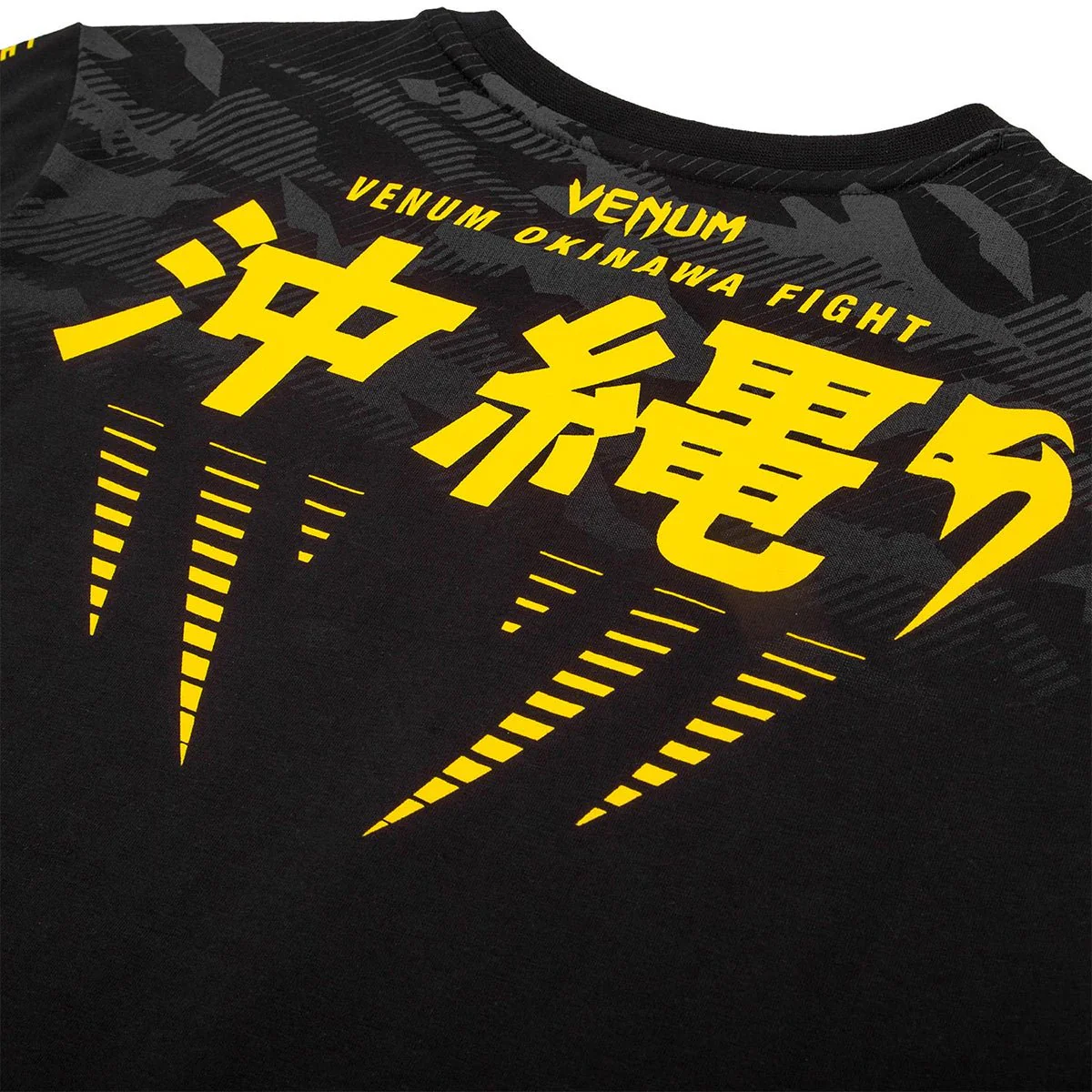 Venum Kids Okinawa 2.0 Short Sleeve T-Shirt - Black/Yellow - Image 4