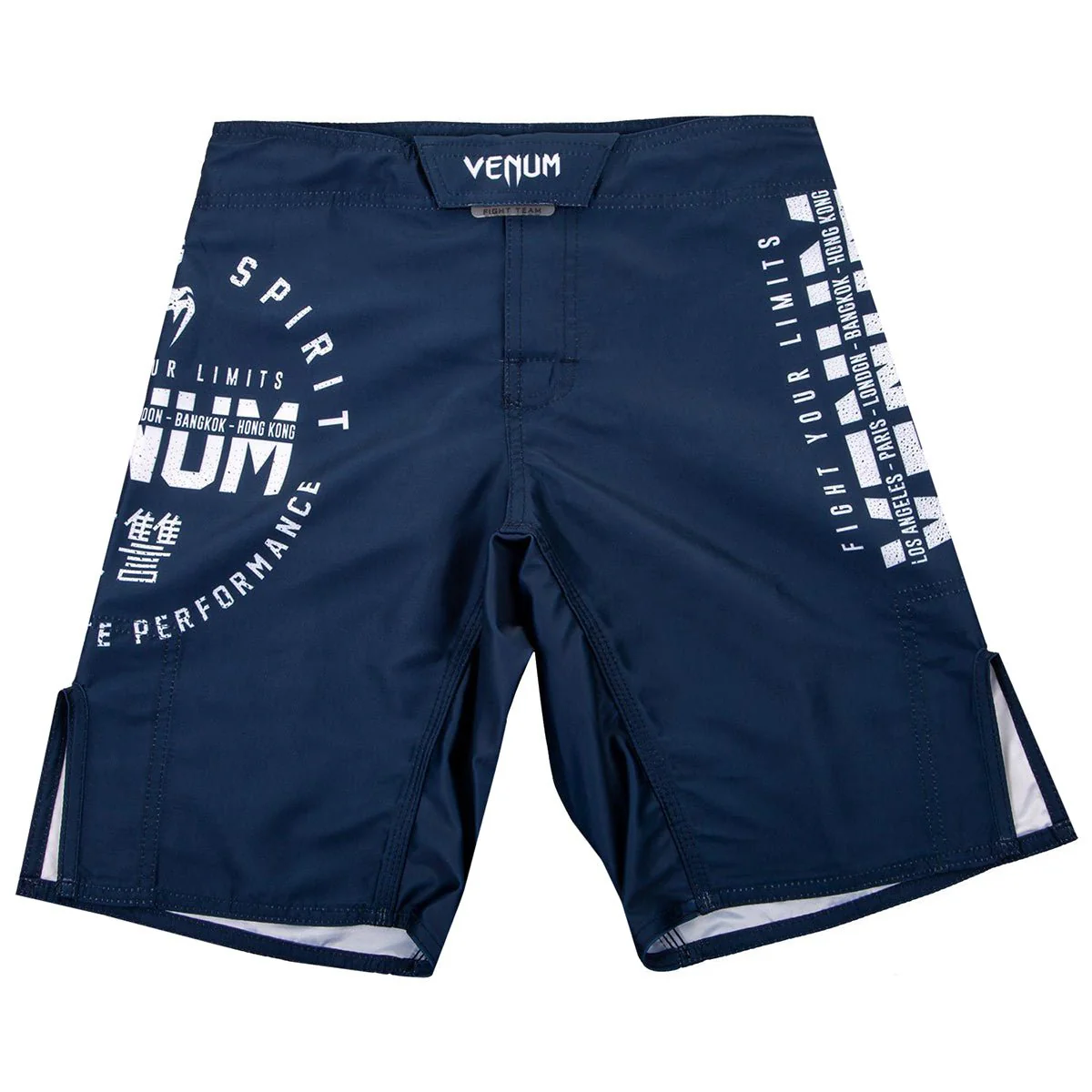 Venum Kids Signature MMA Fight Shorts - Navy Blue