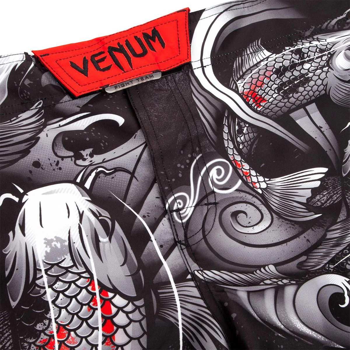 Venum Koi 2.0 Lightweight MMA Fight Shorts - Black/White - Image 5