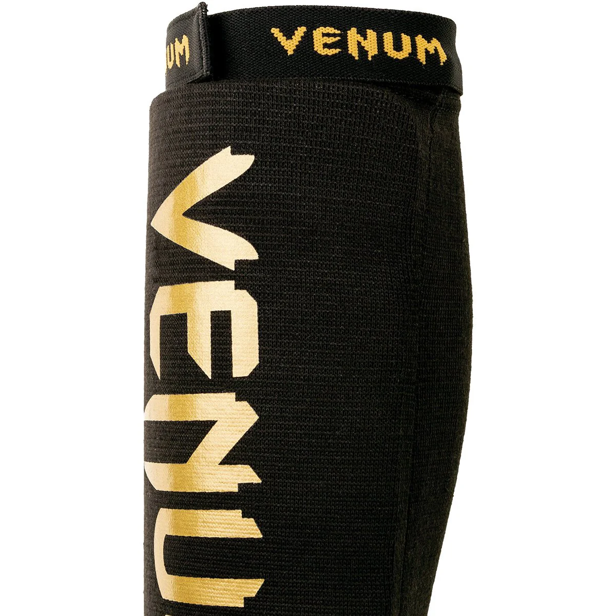 Venum Kontact Protective MMA Shin Guards - Black/Gold - Image 3