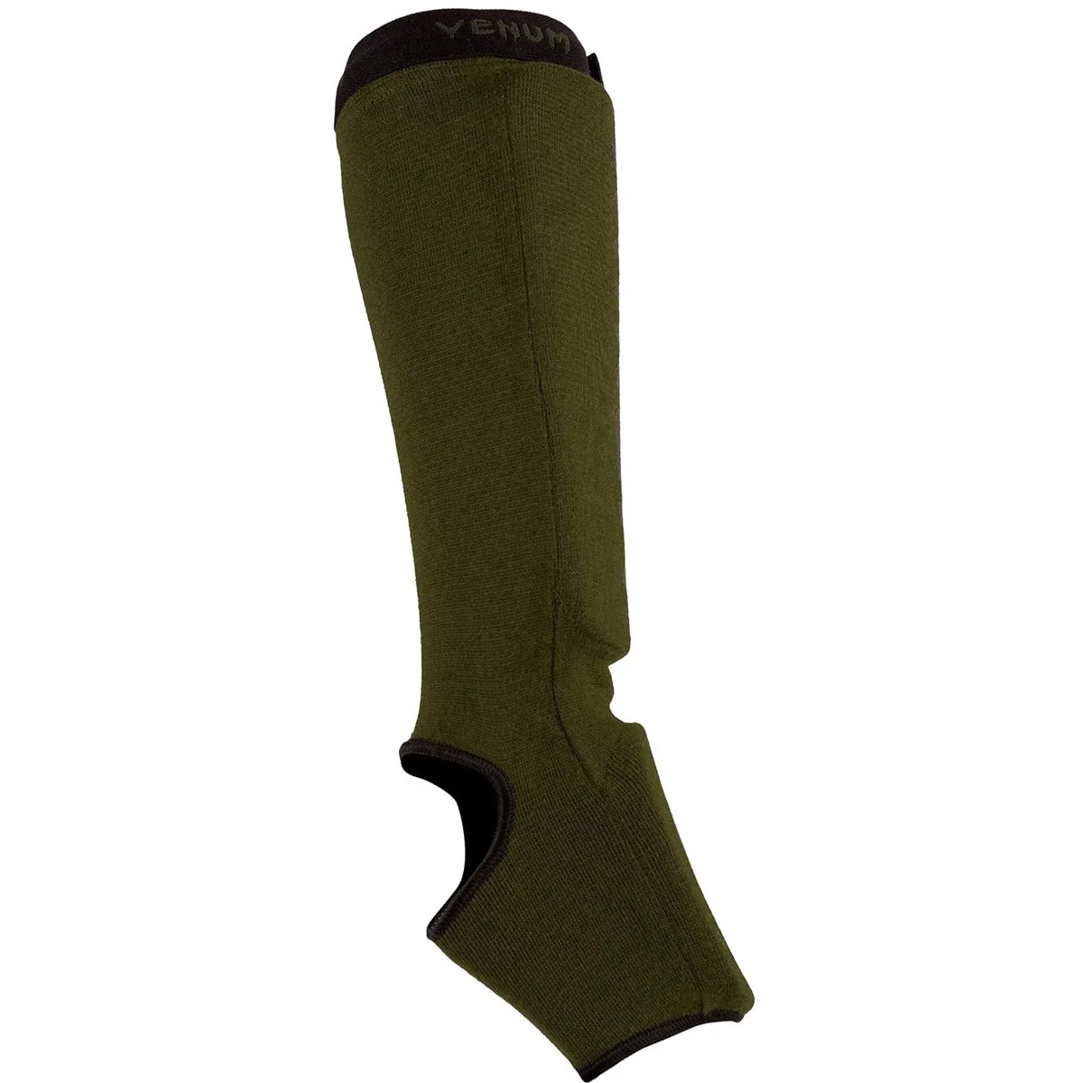 Venum Kontact Protective MMA Shin Instep Guards - Khaki/Black - Image 2