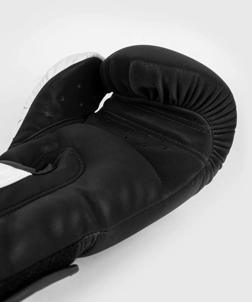 Venum Legacy Hook and Loop Boxing Gloves - Black/White - Image 4