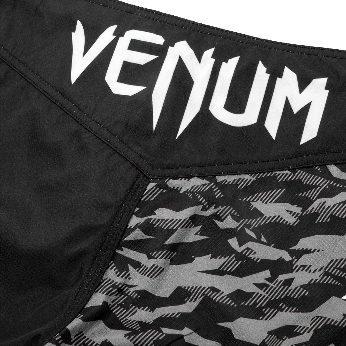 Venum Light 3.0 MMA Fight Shorts - Black/Urban Camo - Image 7