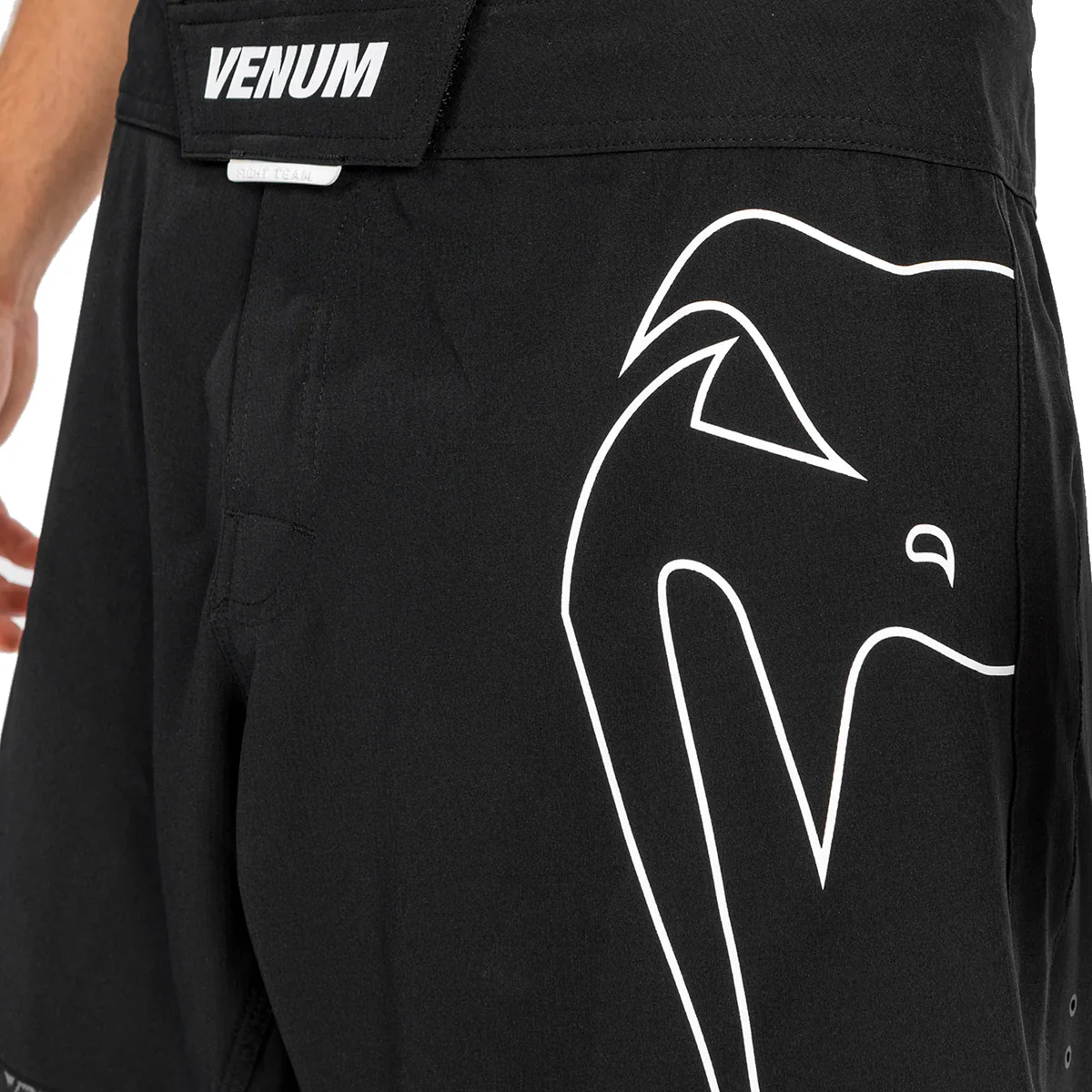 Venum Light 4.0 Fight Shorts - Black/White - Image 3