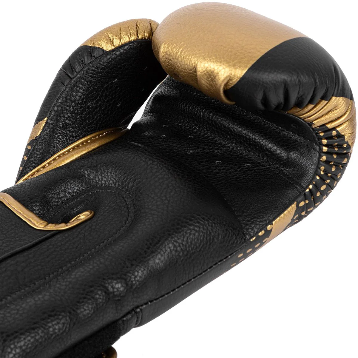 Venum Lightning Hook and Loop Boxing Gloves - Gold/Black - Image 4