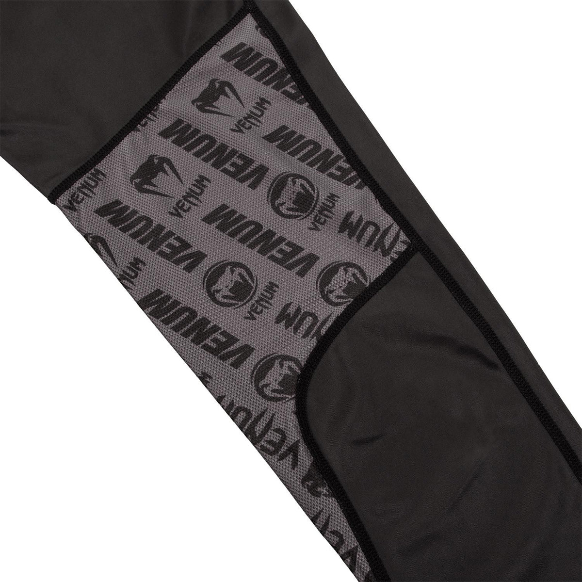 Venum Logos MMA Compression Spats - Black/White - Image 7