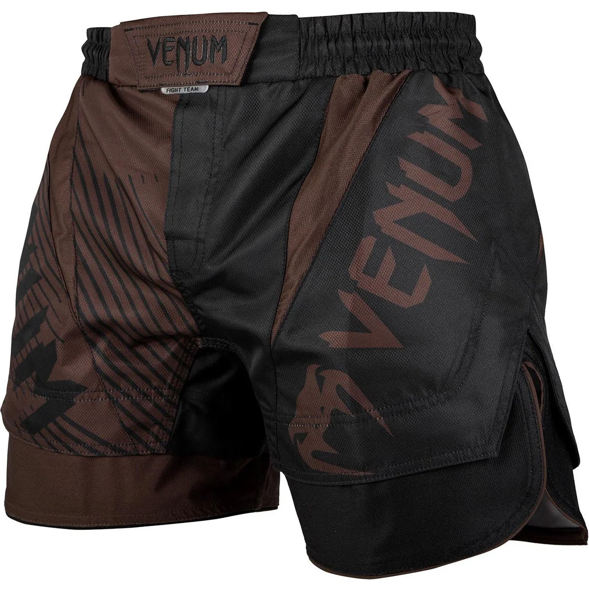 Venum No-Gi 2.0 Lightweight MMA Fight Shorts - Black/Brown - Image 2