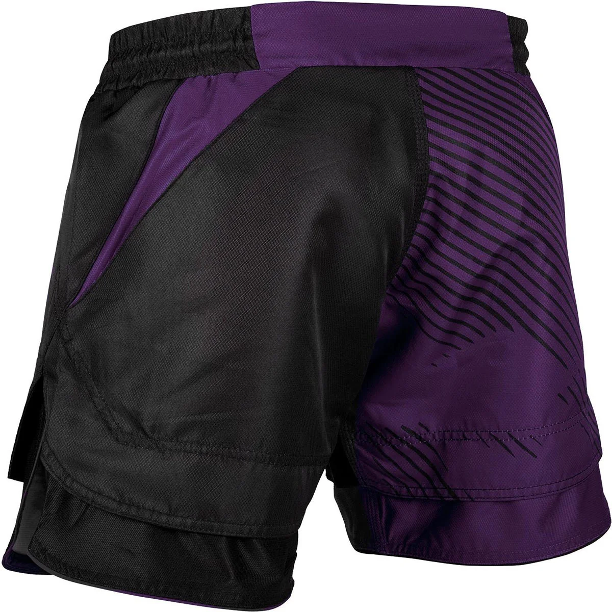 Venum No-Gi 2.0 Lightweight MMA Fight Shorts - Black/Purple - Image 2