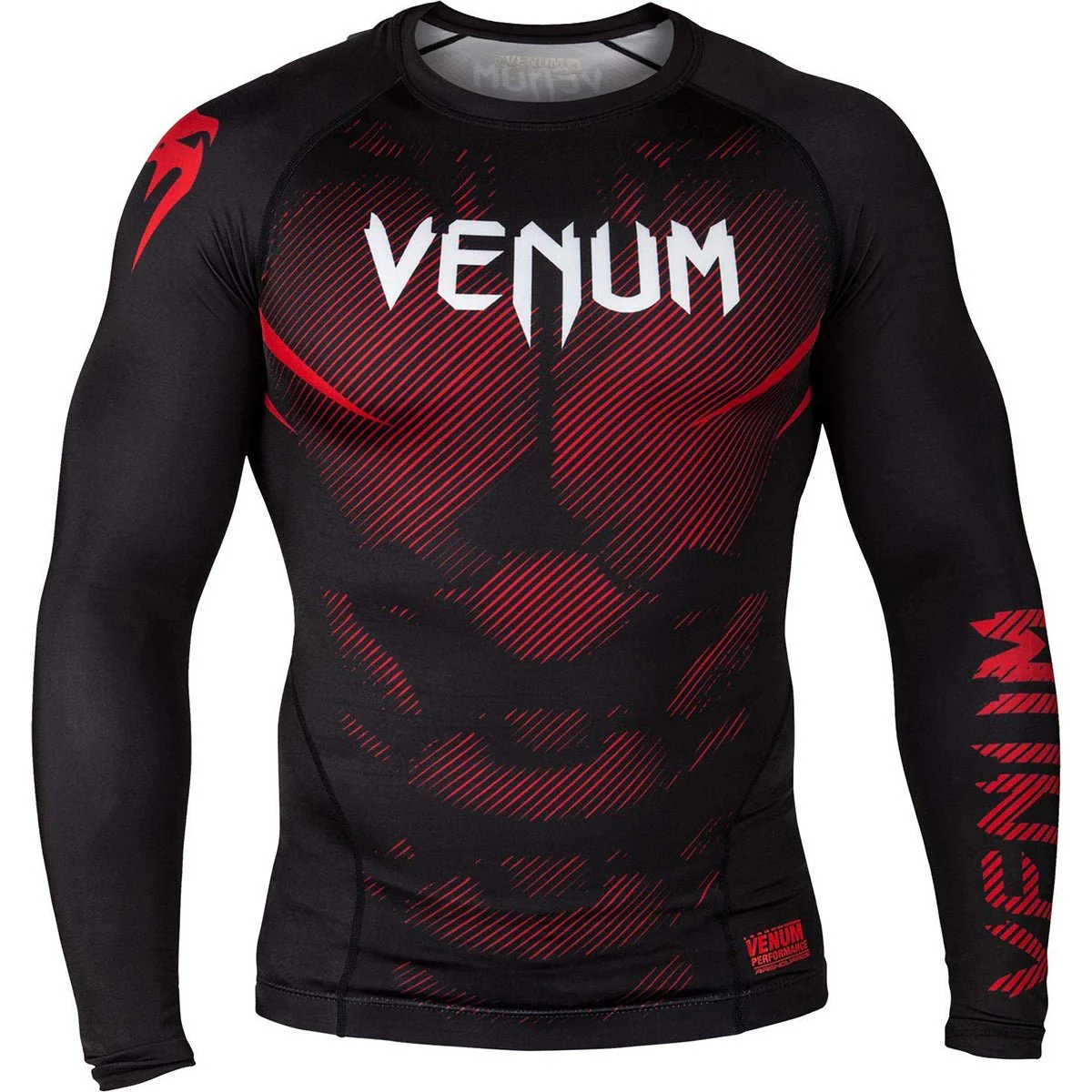 Venum No-Gi 2.0 Long Sleeve MMA Compression Rashguard - Black