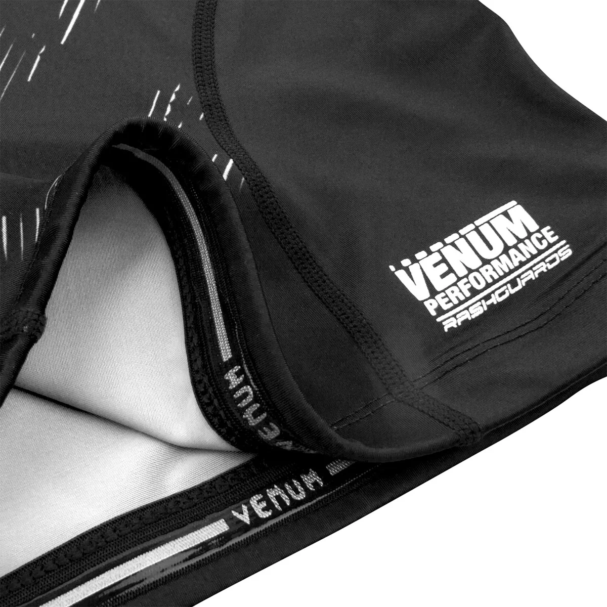 Venum No-Gi 2.0 Long Sleeve MMA Compression Rashguard - Black/White - Image 6