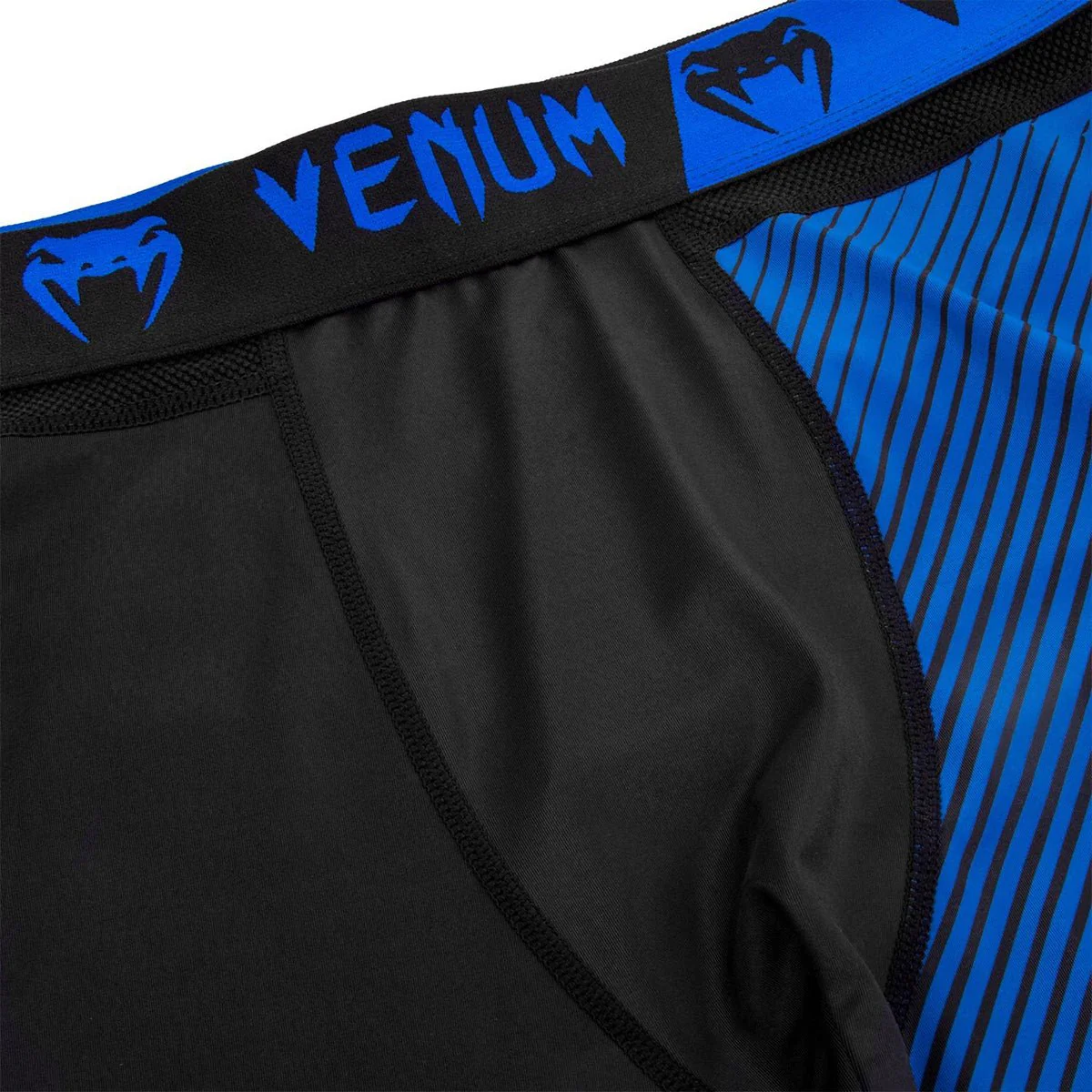 Venum No-Gi 2.0 MMA Compression Spats - Black/Blue - Image 5