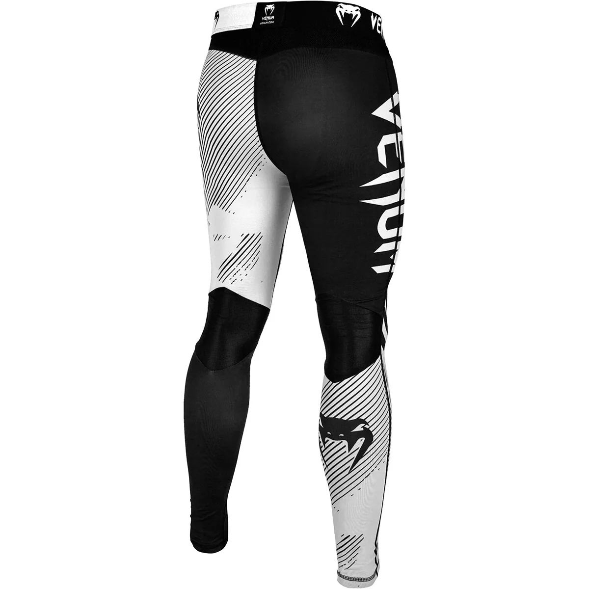 Venum No-Gi 2.0 MMA Compression Spats - Black/White - Image 4