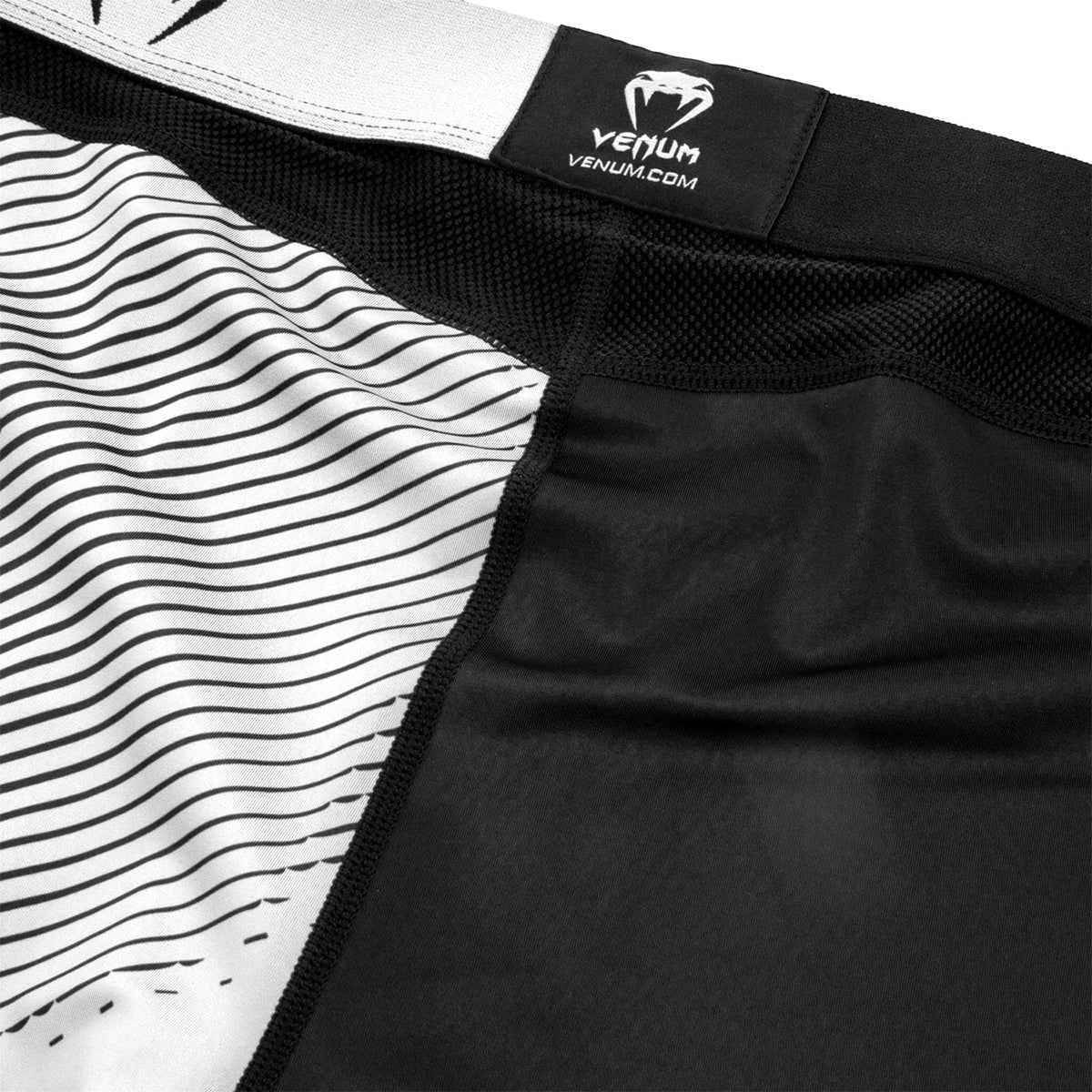 Venum No-Gi 2.0 MMA Compression Spats - Black/White - Image 6