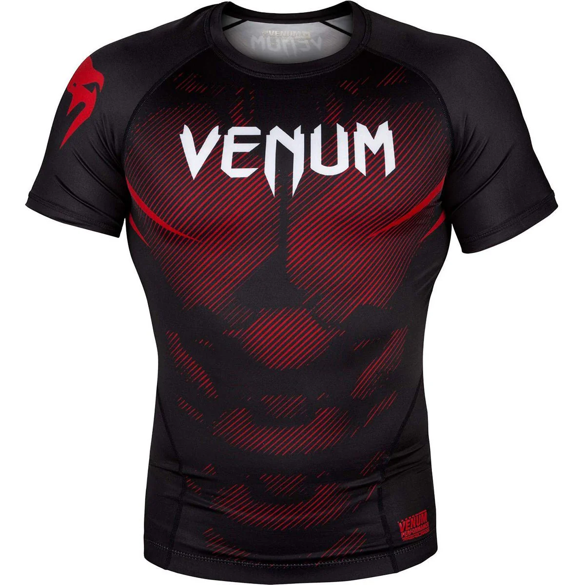 Venum No-Gi 2.0 Short Sleeve MMA Compression Rashguard - Black