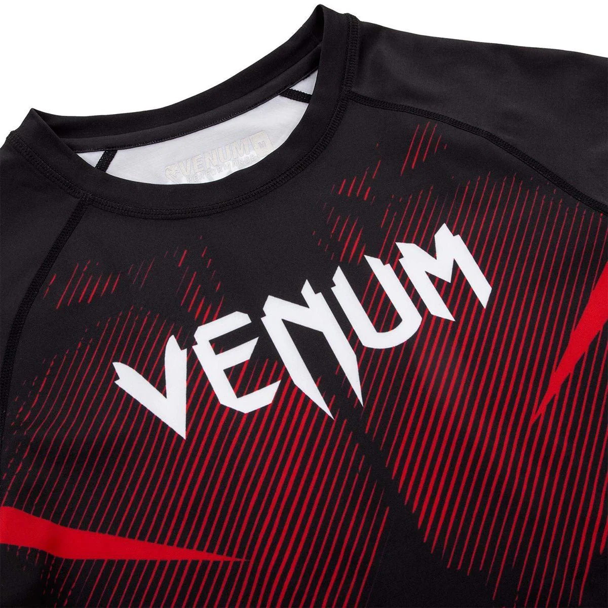 Venum No-Gi 2.0 Short Sleeve MMA Compression Rashguard - Black - Image 5